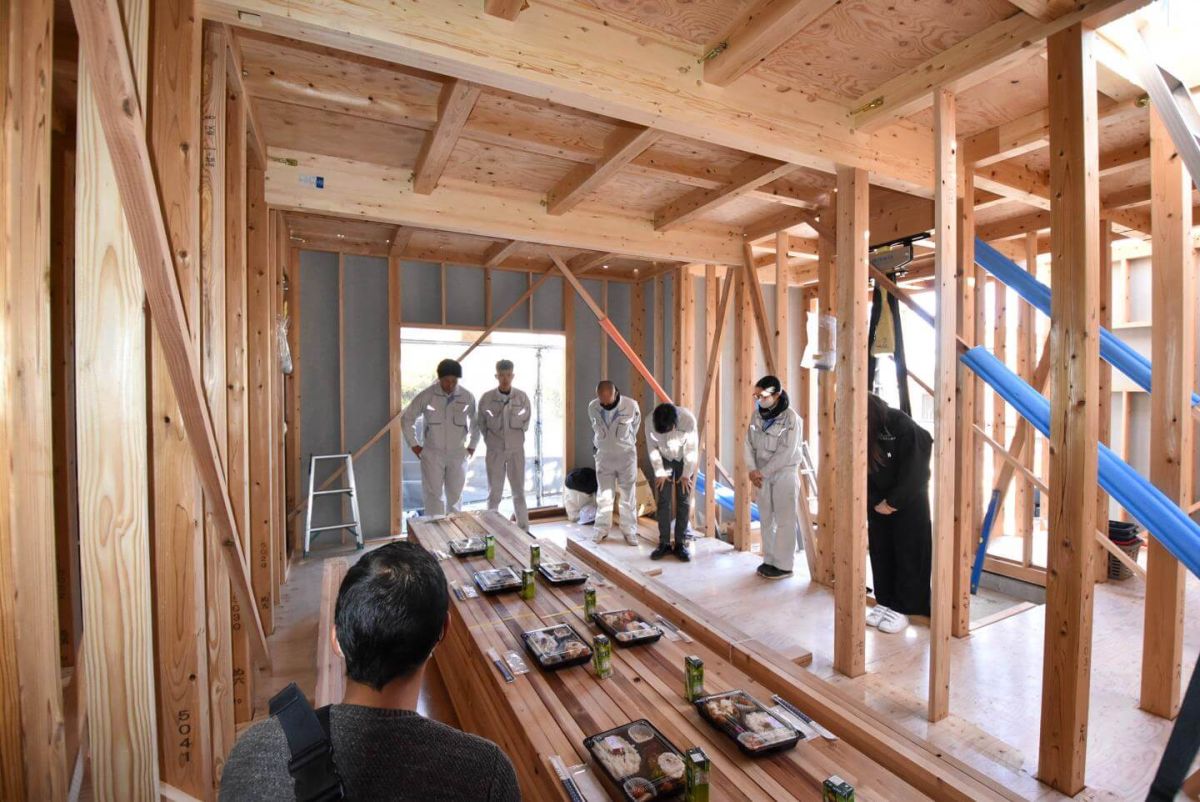 「福岡市城南区10」注文住宅現場リポート②【上棟式】