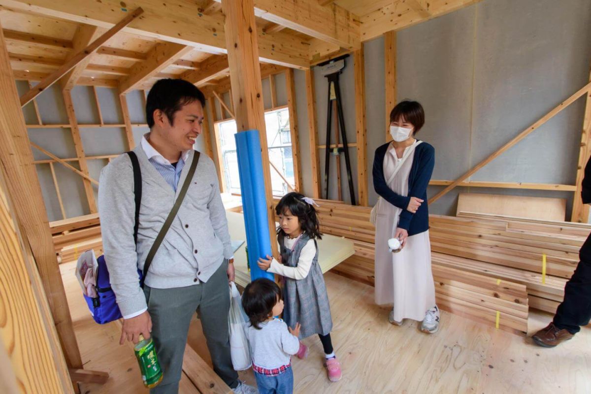 福岡県北九州市若松区02　注文住宅建築現場リポート④　～上棟式～