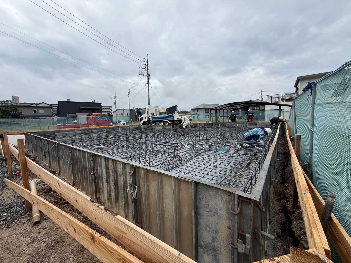 「朝倉郡筑前町06」注文住宅現場リポート②【基礎工事】【配筋】