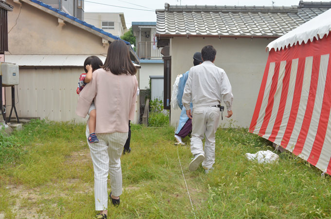 福岡市西区姪浜02　注文住宅建築現場リポート①　～地鎮祭～