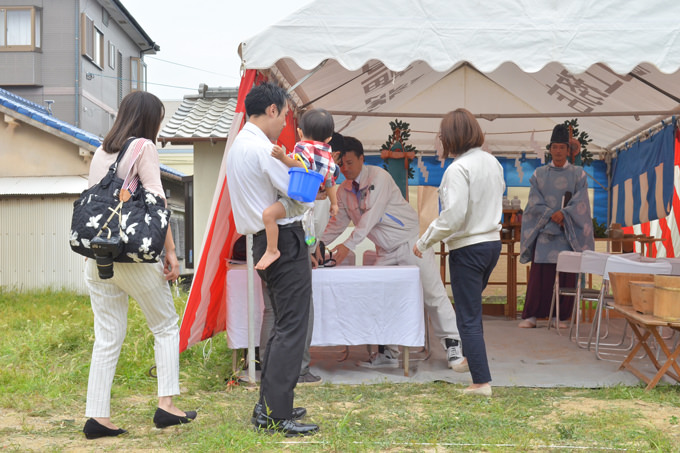 「福岡市西区姪浜02」注文住宅現場リポート①【地鎮祭】
