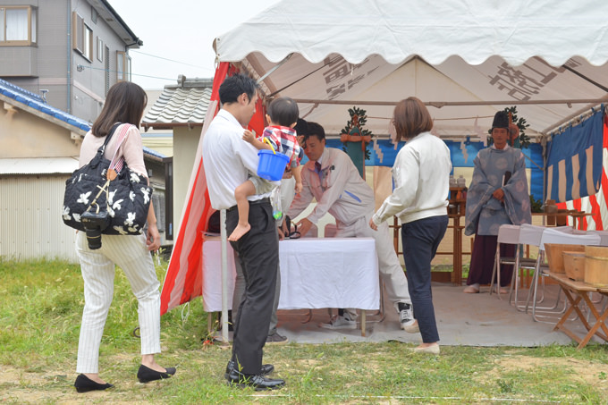 福岡市西区姪浜02　注文住宅建築現場リポート①　～地鎮祭～