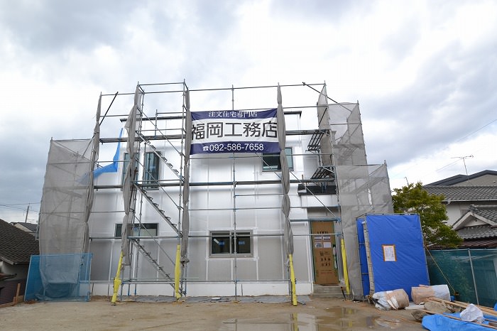 福岡市南区五十川01　注文住宅建築現場リポート⑩