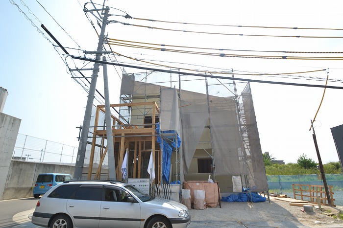 「福岡市南区花畑02」注文住宅現場リポート⑧【木工事】【面材】