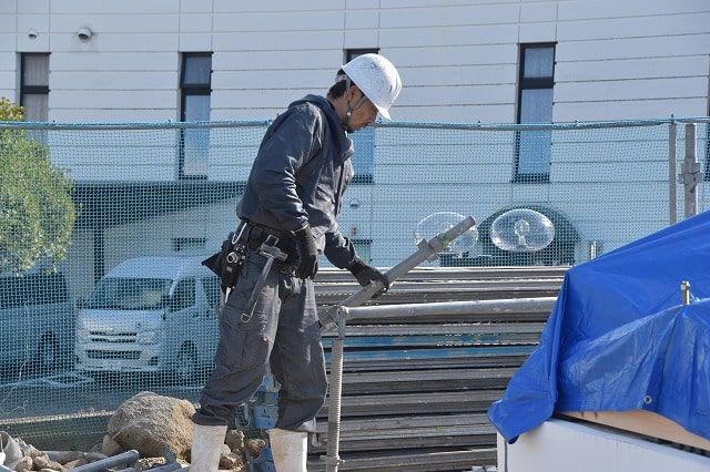 「太宰府市青葉台01」注文住宅現場リポート⑤【足場工事】