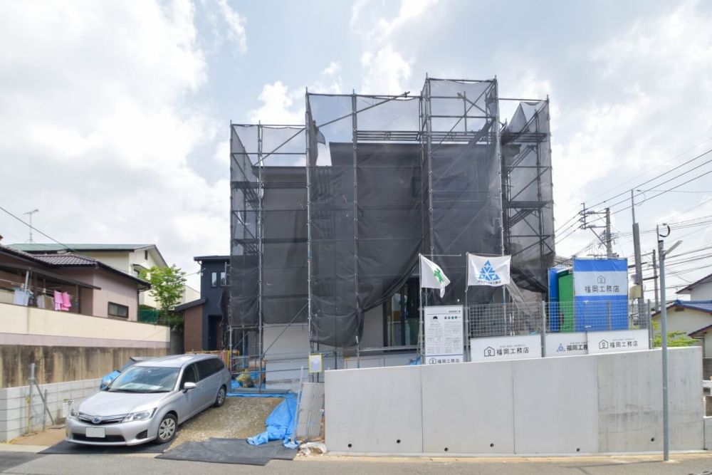 「福岡市城南区05」注文住宅現場リポート⑧【木工事】【石膏ボード】