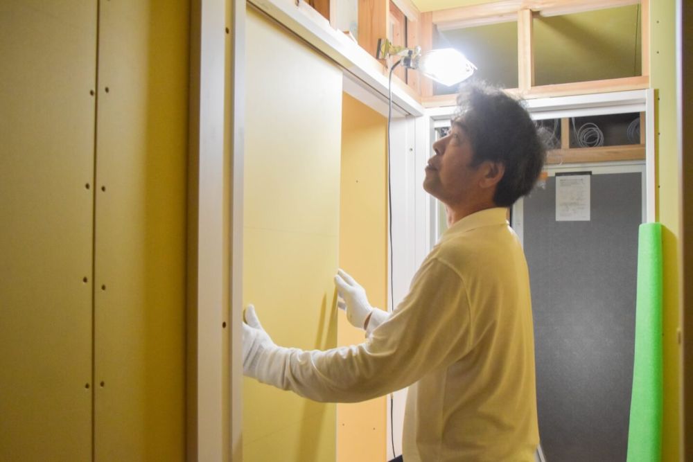 「福岡市城南区05」注文住宅現場リポート⑧【木工事】【石膏ボード】