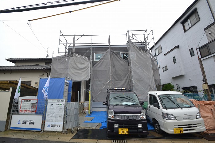「春日市紅葉ヶ丘西03」注文住宅現場リポート⑧【外装工事】【コーキング】