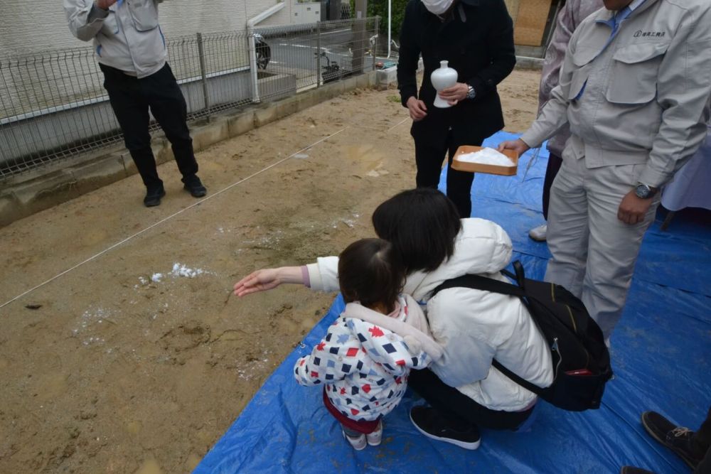 福岡県春日市06　注文住宅現場リポート①　～地鎮祭～