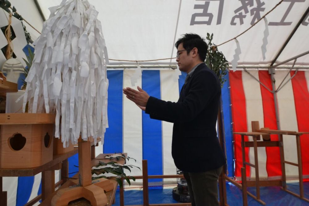 「春日市06」注文住宅現場リポート①【地鎮祭】