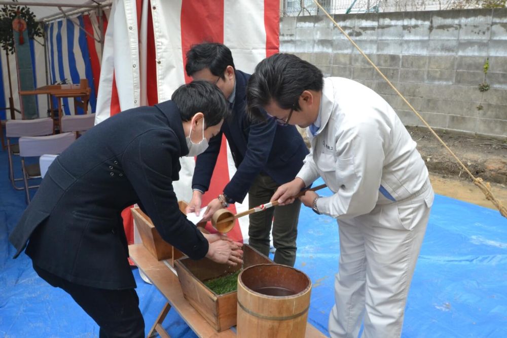 「春日市06」注文住宅現場リポート①【地鎮祭】