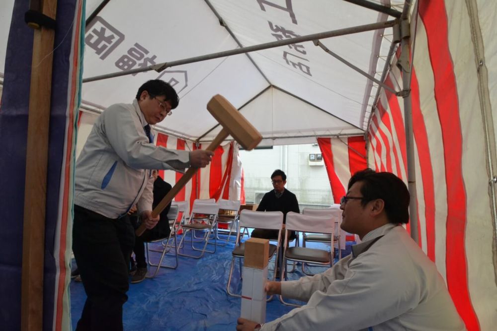 福岡県春日市06　注文住宅現場リポート①　～地鎮祭～