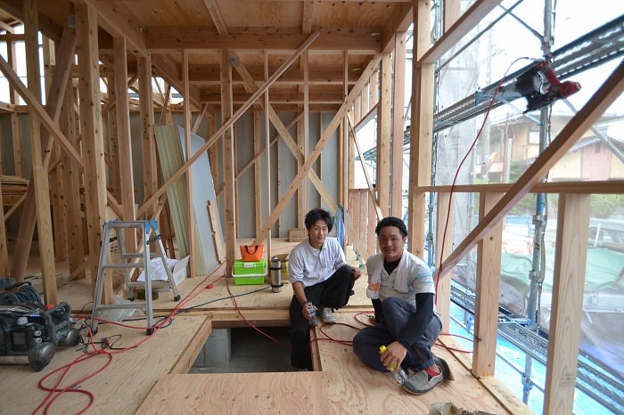 「春日市紅葉ヶ丘西03」注文住宅現場リポート⑥【木工事】【筋交い】