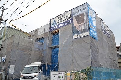 福岡市西区姪浜01　注文住宅建築現場リポート⑧