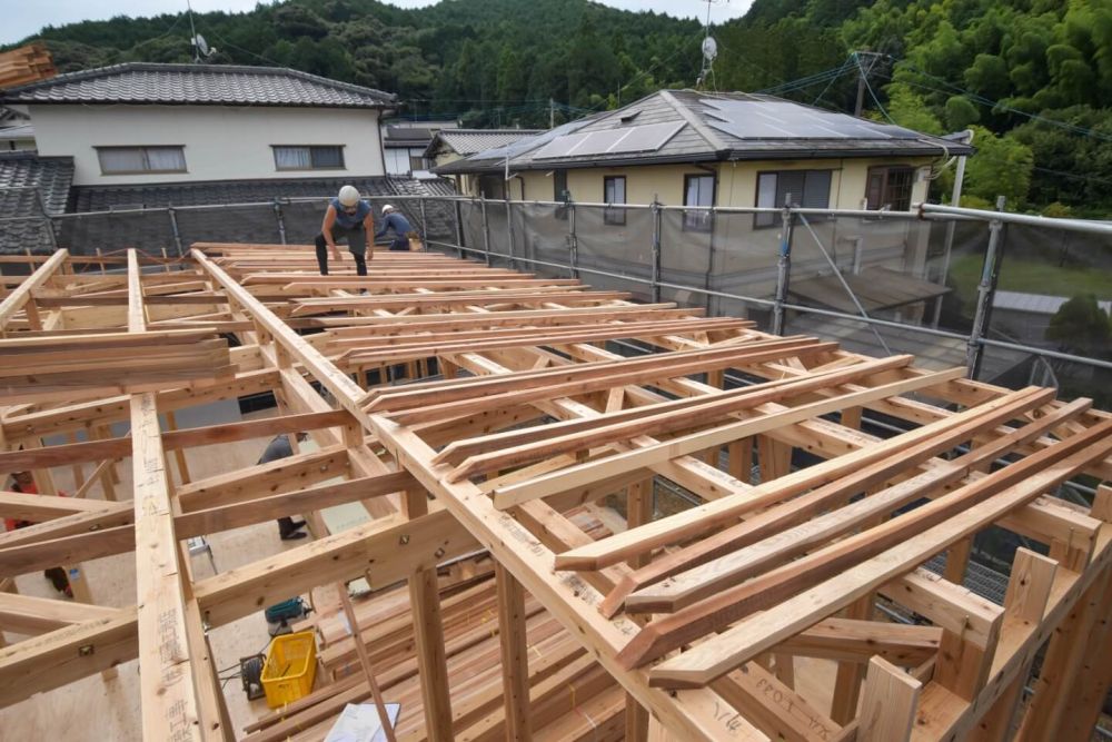 福岡県那珂川市07　注文住宅建築現場リポート③　～上棟式～