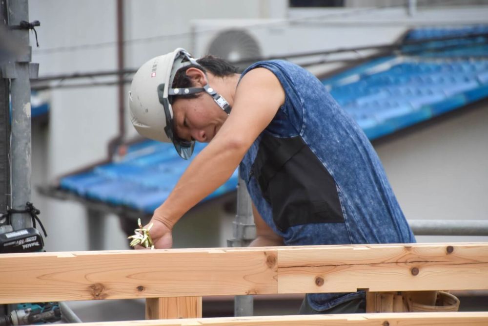 「那珂川市07」注文住宅現場リポート③【上棟式】