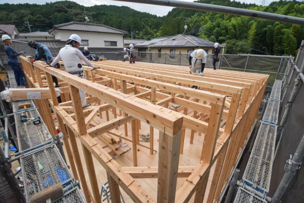 福岡県那珂川市07　注文住宅建築現場リポート③　～上棟式～