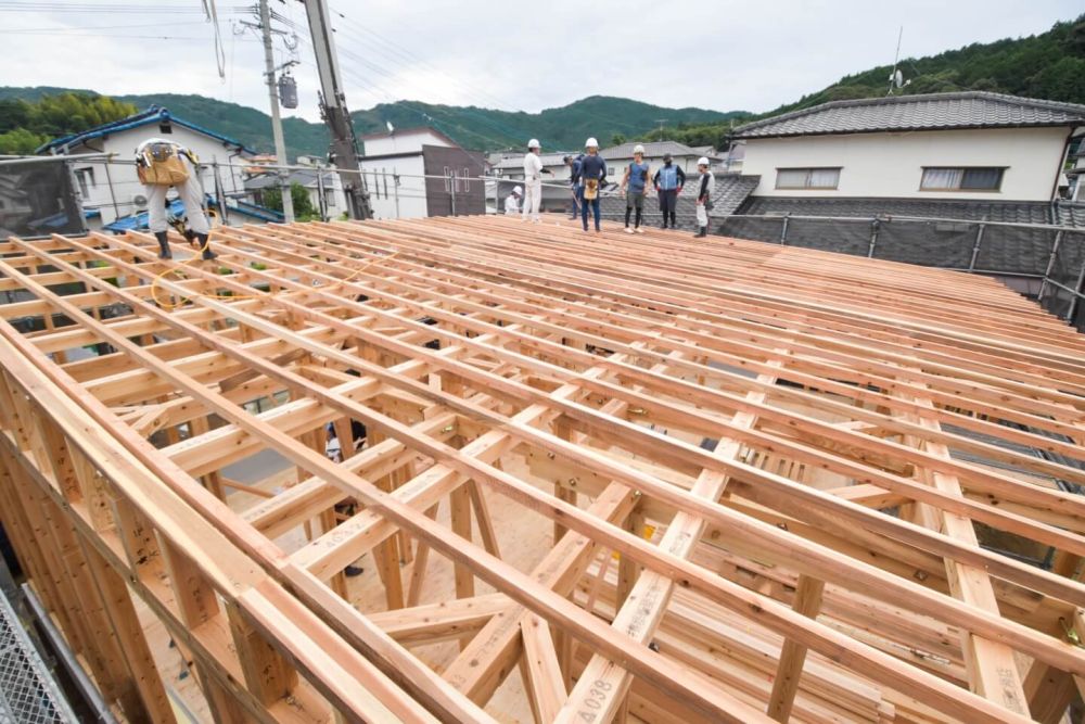 福岡県那珂川市07　注文住宅建築現場リポート③　～上棟式～