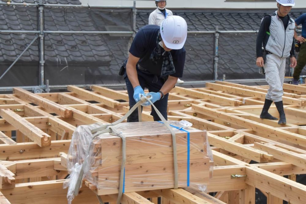 福岡県那珂川市07　注文住宅建築現場リポート③　～上棟式～