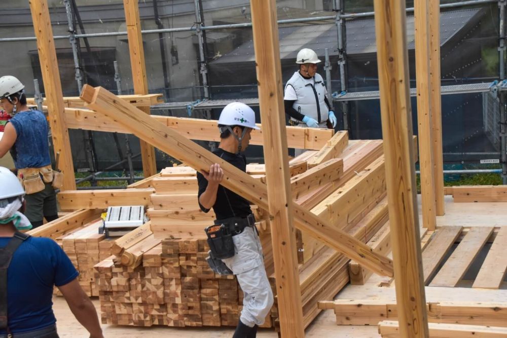 福岡県那珂川市07　注文住宅建築現場リポート③　～上棟式～