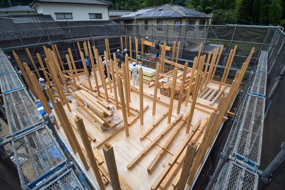 福岡県那珂川市07　注文住宅建築現場リポート③　～上棟式～