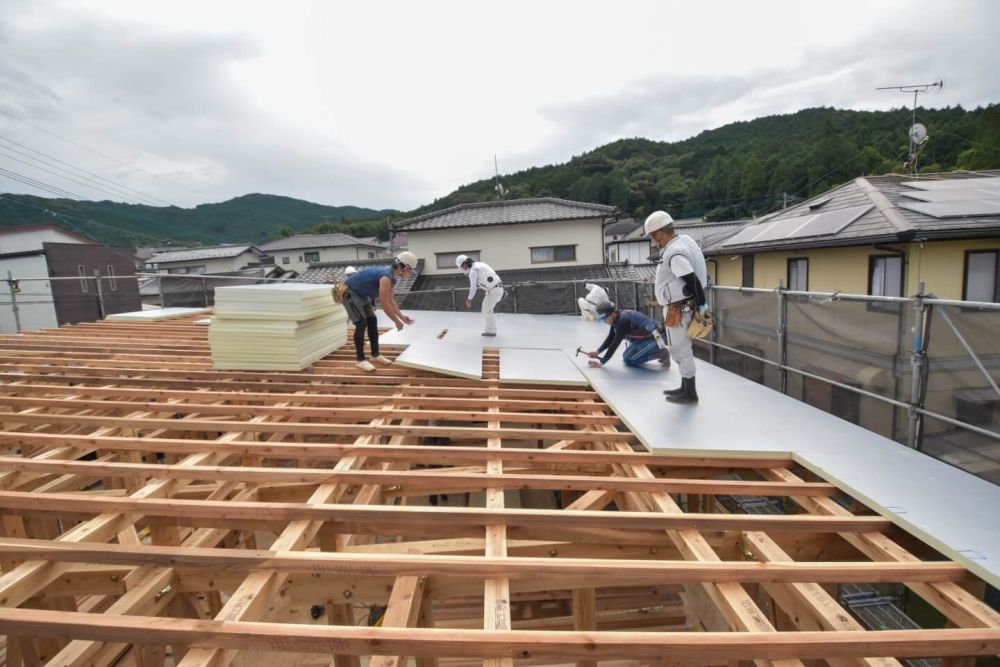 福岡県那珂川市07　注文住宅建築現場リポート③　～上棟式～