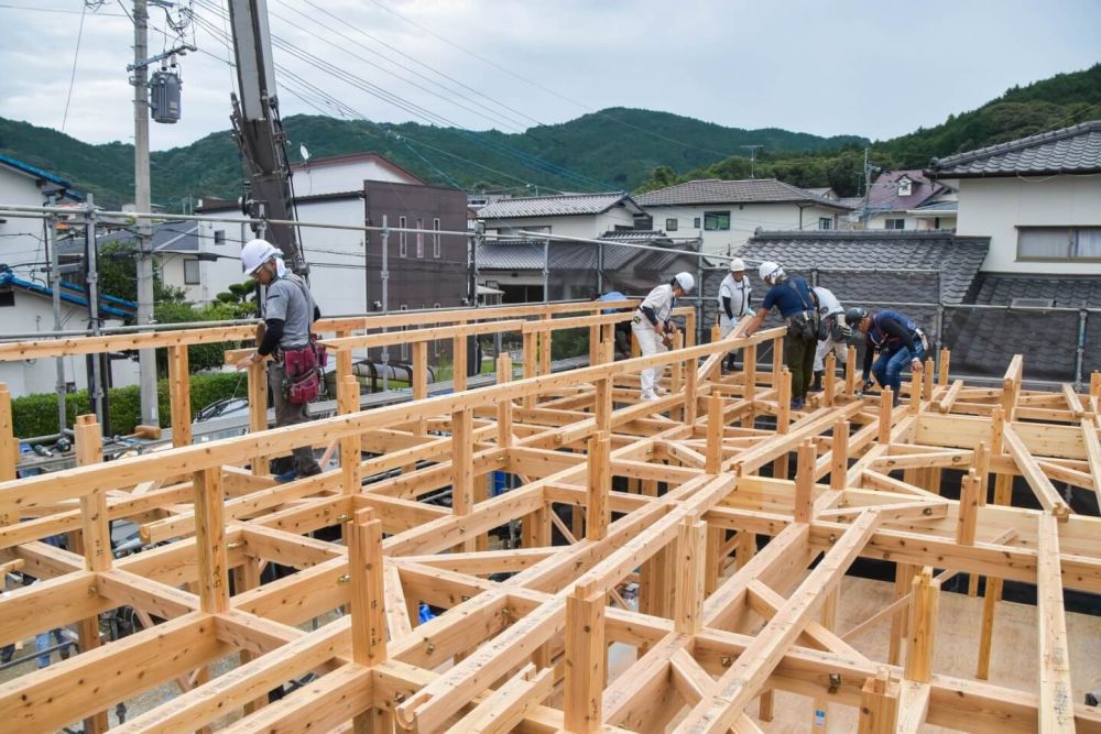 福岡県那珂川市07　注文住宅建築現場リポート③　～上棟式～