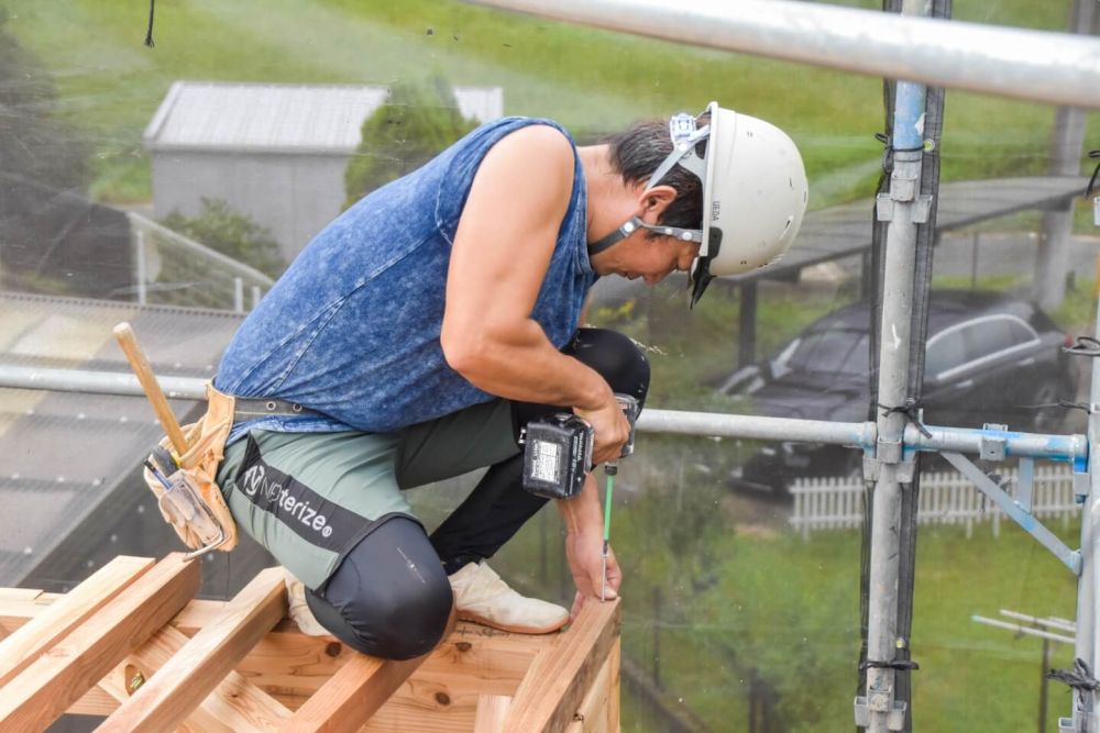 福岡県那珂川市07　注文住宅建築現場リポート③　～上棟式～