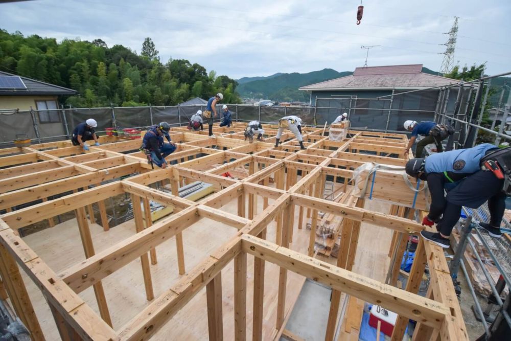 福岡県那珂川市07　注文住宅建築現場リポート③　～上棟式～