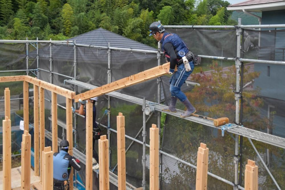 福岡県那珂川市07　注文住宅建築現場リポート③　～上棟式～