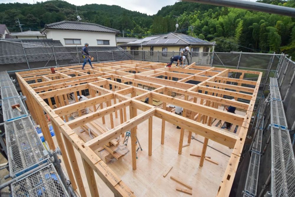 福岡県那珂川市07　注文住宅建築現場リポート③　～上棟式～