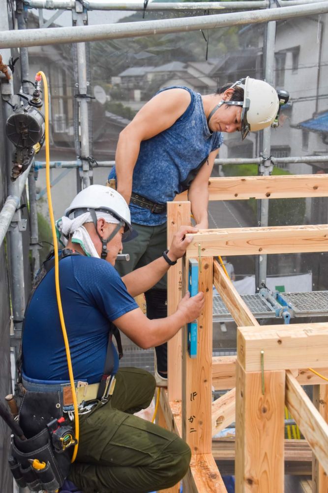 福岡県那珂川市07　注文住宅建築現場リポート③　～上棟式～