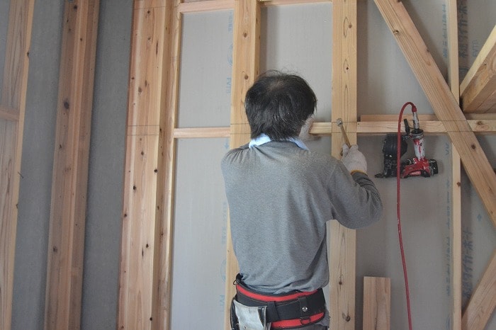 「糟屋郡宇美町02」注文住宅現場リポート⑨【木工事】【下地】