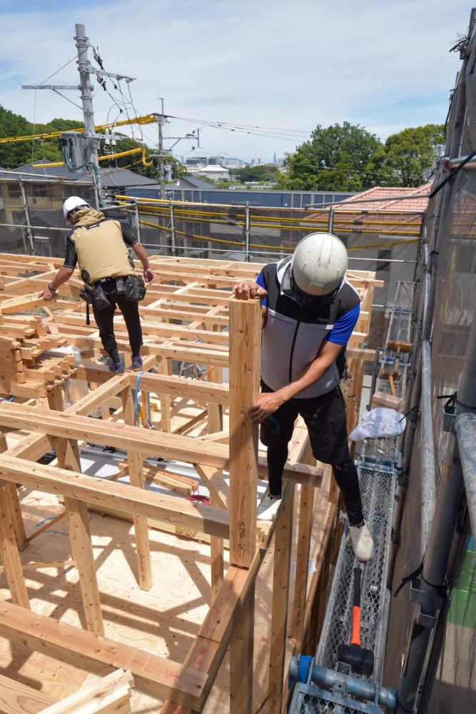 「福岡市城南区06」注文住宅現場リポート④【上棟式】