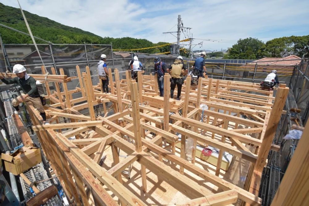「福岡市城南区06」注文住宅現場リポート④【上棟式】