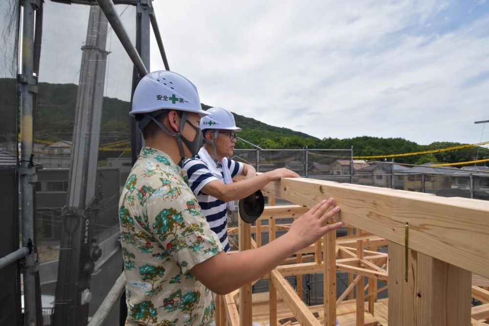 福岡市城南区06　注文住宅建築現場リポート④　～上棟式～