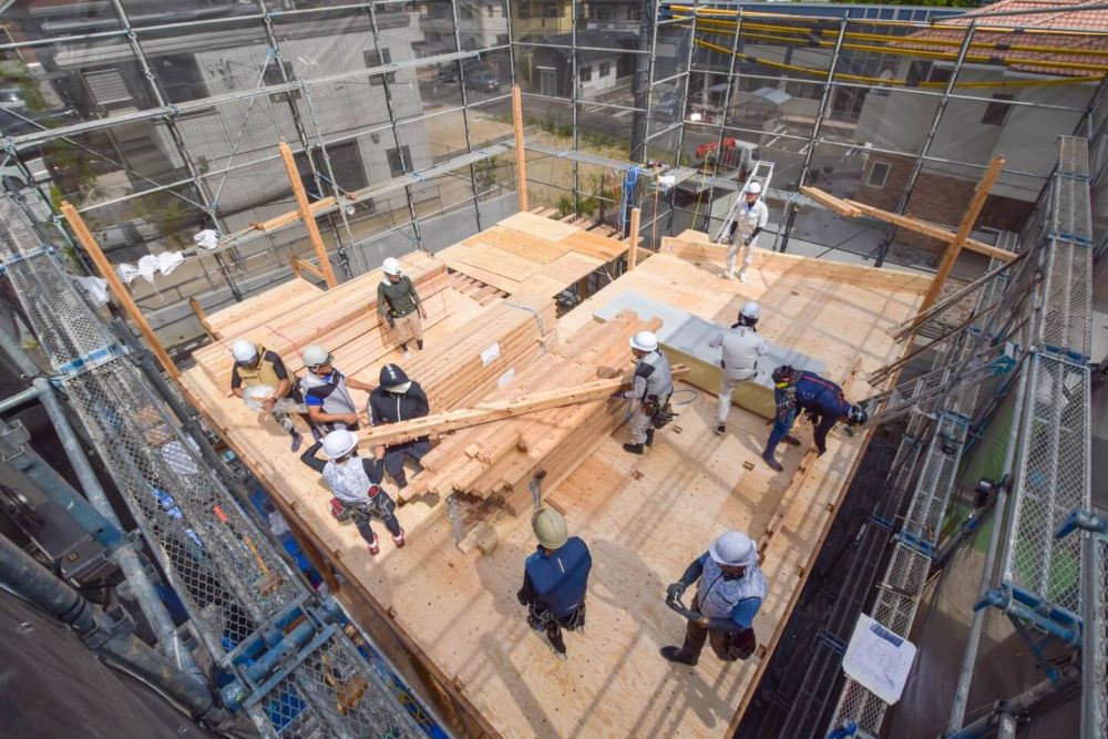 「福岡市城南区06」注文住宅現場リポート④【上棟式】