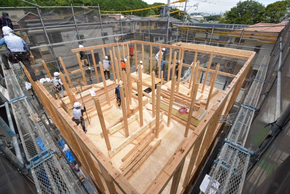 「福岡市城南区06」注文住宅現場リポート④【上棟式】