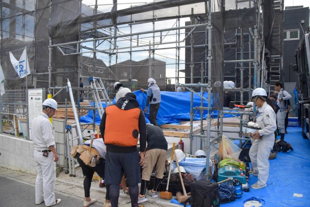「福岡市城南区06」注文住宅現場リポート④【上棟式】