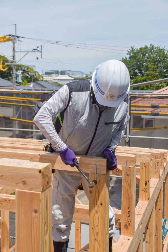 福岡市城南区06　注文住宅建築現場リポート④　～上棟式～