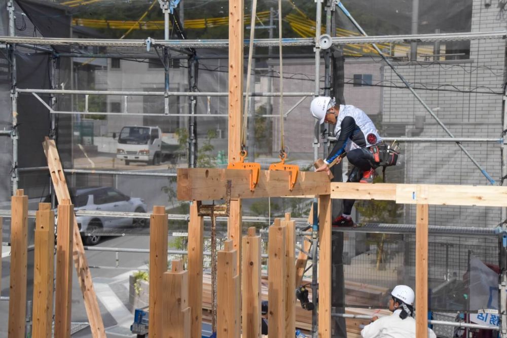 福岡市城南区06　注文住宅建築現場リポート④　～上棟式～