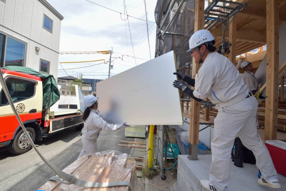 福岡市城南区06　注文住宅建築現場リポート④　～上棟式～