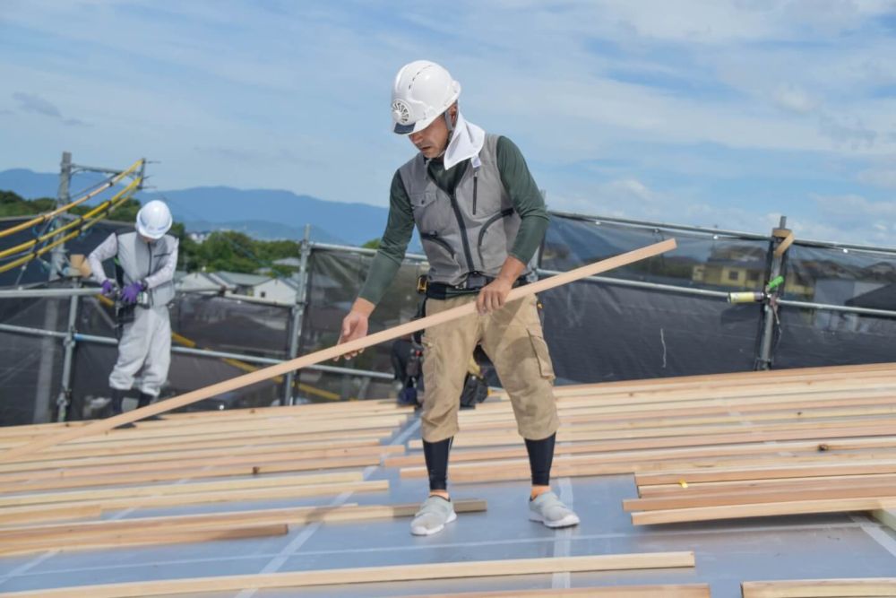 福岡市城南区06　注文住宅建築現場リポート④　～上棟式～