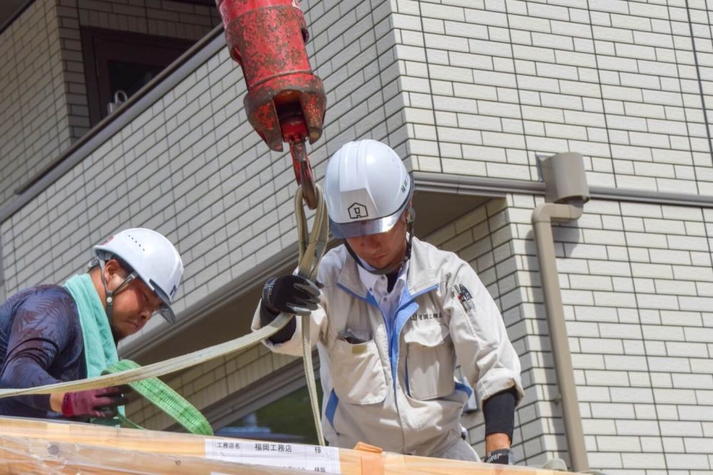 福岡市城南区06　注文住宅建築現場リポート④　～上棟式～