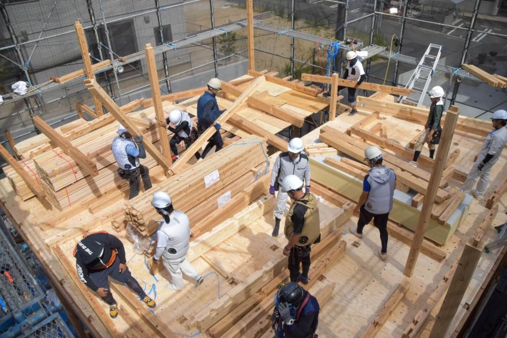 「福岡市城南区06」注文住宅現場リポート④【上棟式】