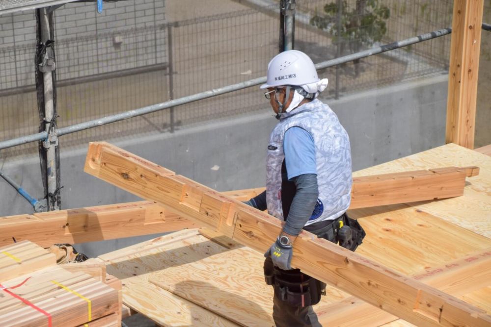 福岡市城南区06　注文住宅建築現場リポート④　～上棟式～