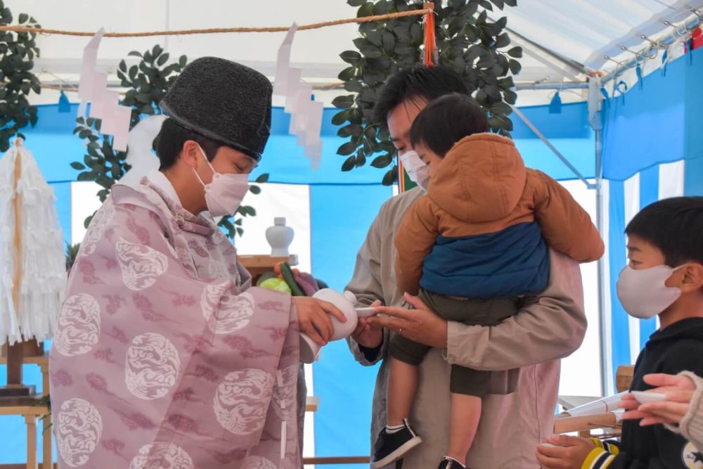 福岡県那珂川市08　注文住宅建築現場リポート①　～地鎮祭～