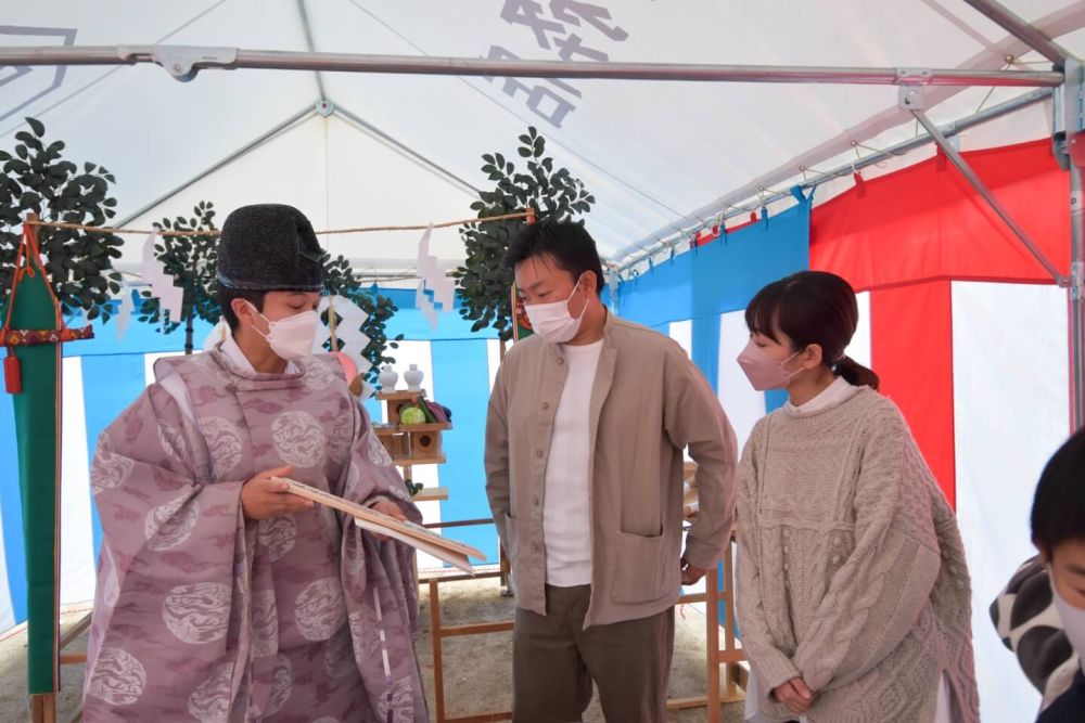 「那珂川市08」注文住宅現場リポート①【地鎮祭】