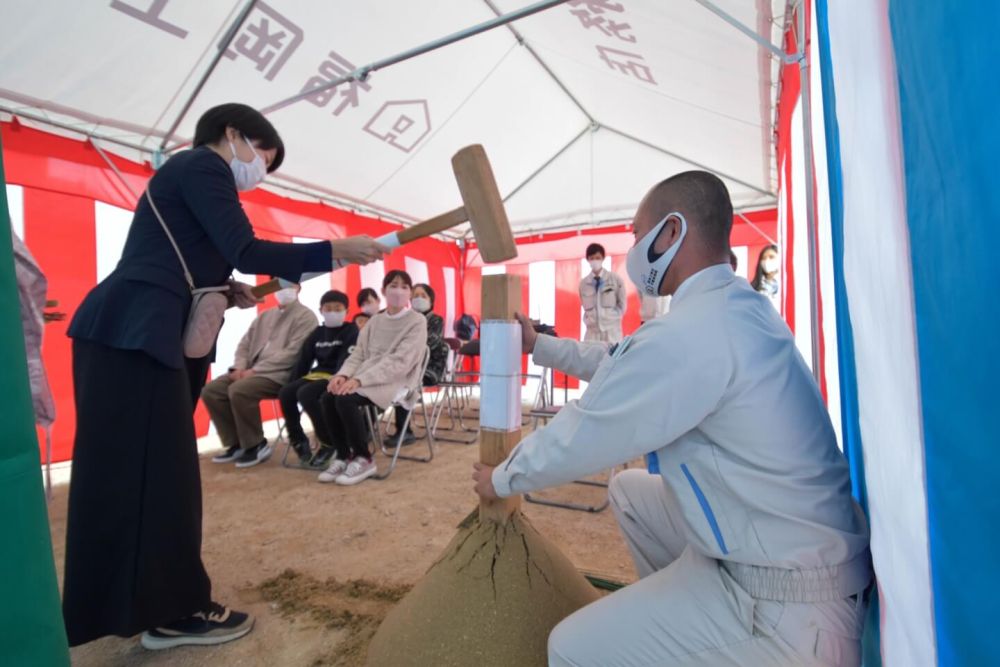 福岡県那珂川市08　注文住宅建築現場リポート①　～地鎮祭～