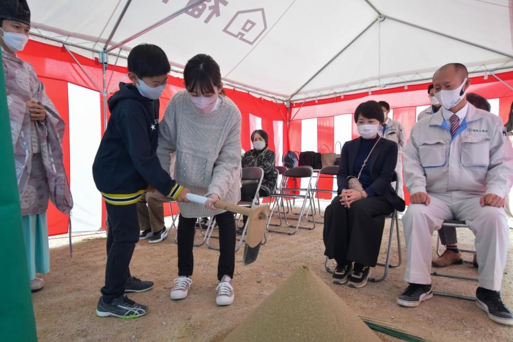 福岡県那珂川市08　注文住宅建築現場リポート①　～地鎮祭～